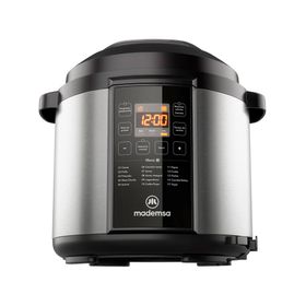 Olla eléctrica multicocción MPC20 inox/negro 6 lt