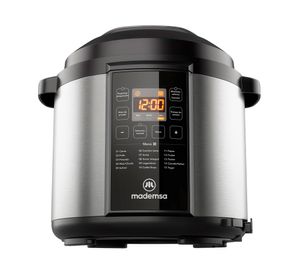 Olla eléctrica multicocción MPC20 inox/negro 6 lt