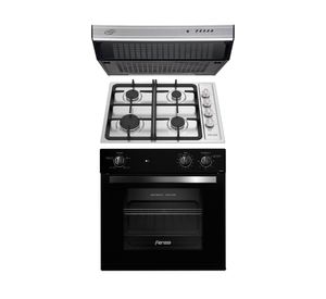 Kit empotrable horno F 1060NA + encimera 4HF + campana U6160