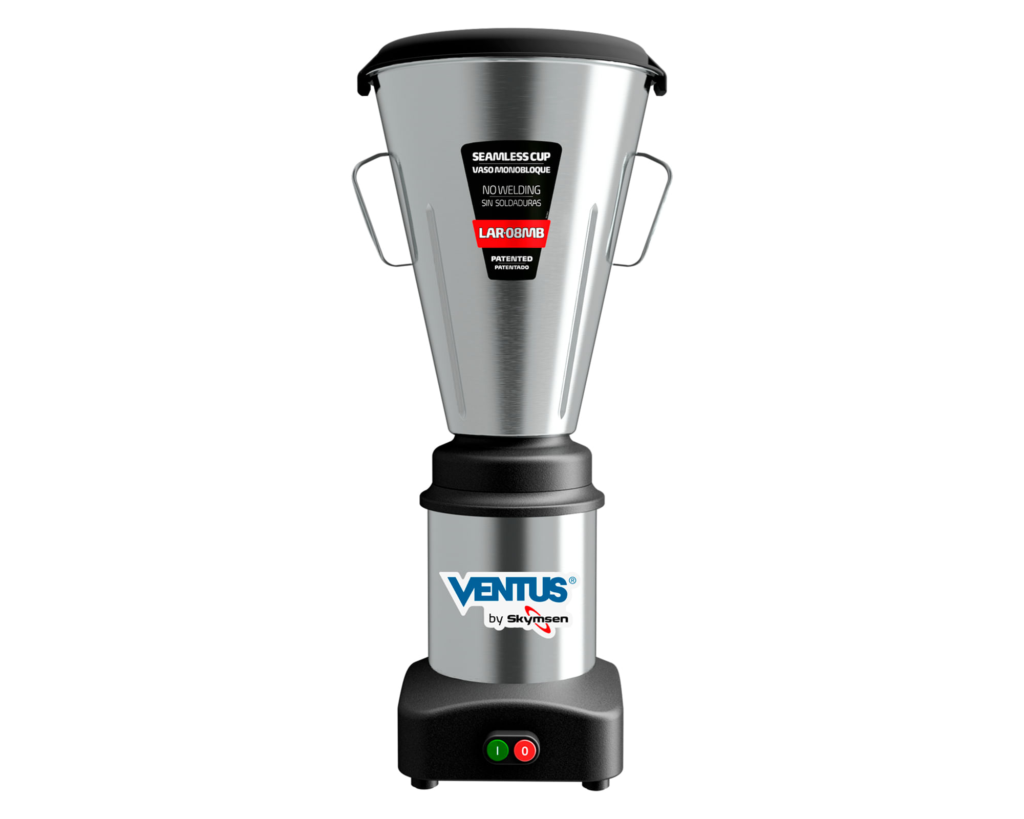 Ventus Licuadora industrial 8 litros LAR-08MB plateado