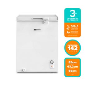 Freezer dual horizontal 142 litros M150D blanco