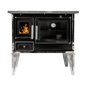 Cocina a leña Calbuco L 90 negro 1 quemador