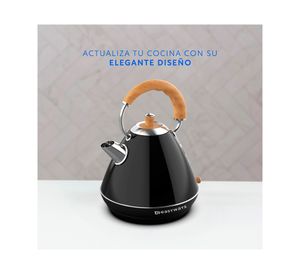 Hervidor Design negro 1.7 lt