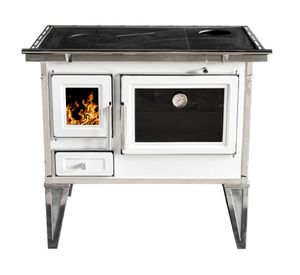 Cocina leña Calbuco L80 blanco