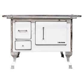 Cocina a leña Llaima 90 blanco