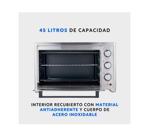Horno eléctrico Oven Master Convección Spiedo 45 lt