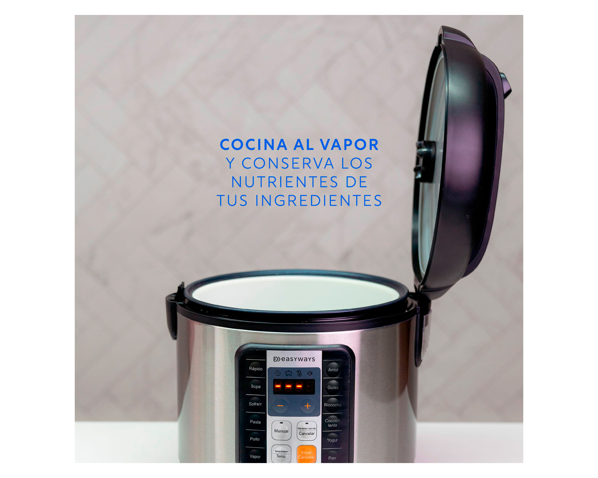 Olla Eléctrica MultiCooker Pro 5.5 Litros EasyWays