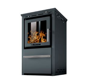 Estufa a leña 9.0 kW Patagonia 480 gris