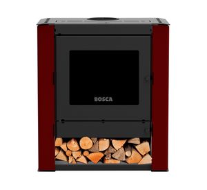 Calefactor a leña 12.2 kW/hr Gold 500 burdeo