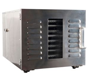 Deshidratador de alimentos 59 litros acero 10 bandejas