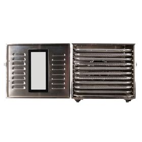 Deshidratador de alimentos 59 litros acero 10 bandejas