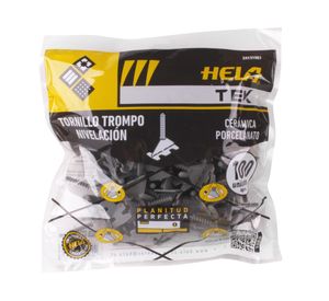 Tornillo trompo nivelación cerámica/porcelanato 1 mm 100 un.