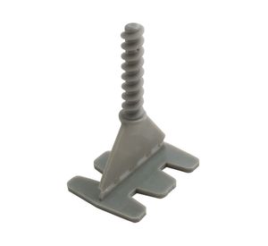 Tornillo trompo nivelación cerámica/porcelanato 1 mm 100 un.