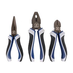 Pinzas+alicate 6'' 3 piezas Robust