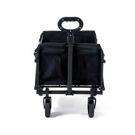 Carro transportador negro 78x47x 65.5 cm