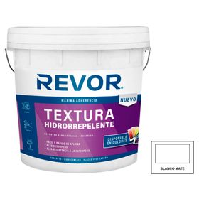 Textura hidrorrepelente Revortex grano medio 23 kg blanco