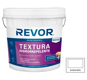 Textura hidrorrepelente Revortex grano medio 23 kg blanco