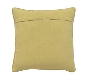 Cojín Bordado velvet mostaza 45x45 cm