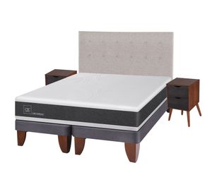 Cama europea 2 plazas Ortopedic base dividida + set Tigris/ Niger Cic