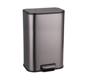 Basurero pedal cierre lento 12 lt