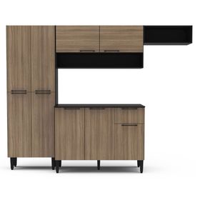 Kit Cocina 9 puertas 1 cajón Madri Rustic 183x232.4x44.8 cm