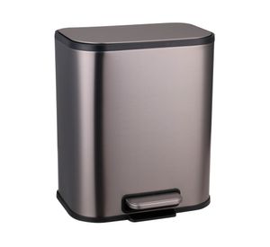 Basurero pedal cierre lento 5 lt