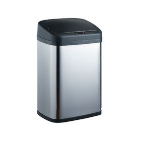 Basurero con sensor cromado 30 lt