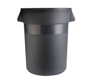 Basurero jardín sin tapa negro