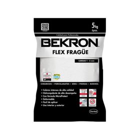 Fragüe 5 kg Flex blanco Bekron
