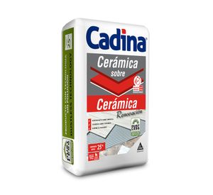 Adhesivo cerámico sobre cerámica 25 kg Renovación Cadina