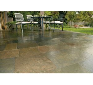 Cerámica piedra 40 x 40 cm piedra pizarra oxido 0,96m2