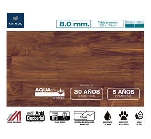 Piso flotante Easy touch Aquapro palisander 8 mm 2.20 m2