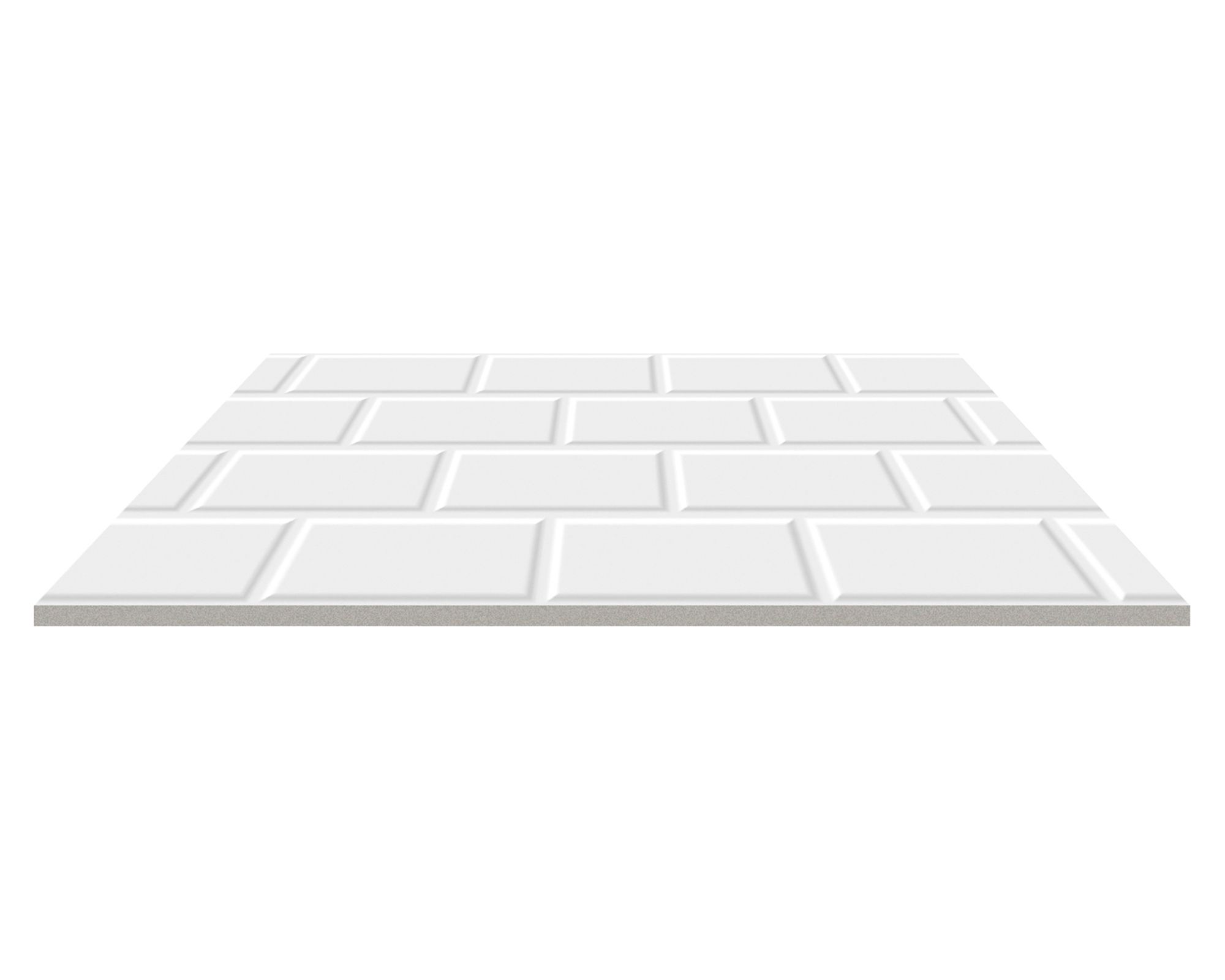 Cerámica Muro Andina Brillante Blanco 30x60 cm 1.44 m2 Klipen