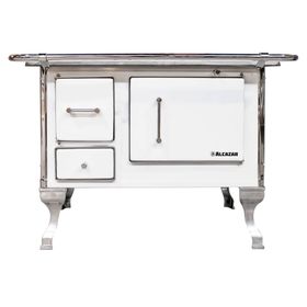 Cocina a leña Llaima 80 blanco