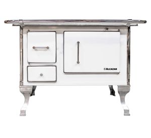 Cocina a leña Llaima 80 blanco