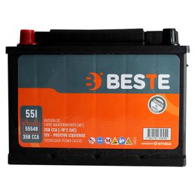 Batería para auto 55548 55AH 350CCA positivo izquierdo