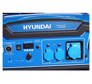 Generador eléctrico/manual gasolina 6000W 25lt 82HYG9250E Hyundai