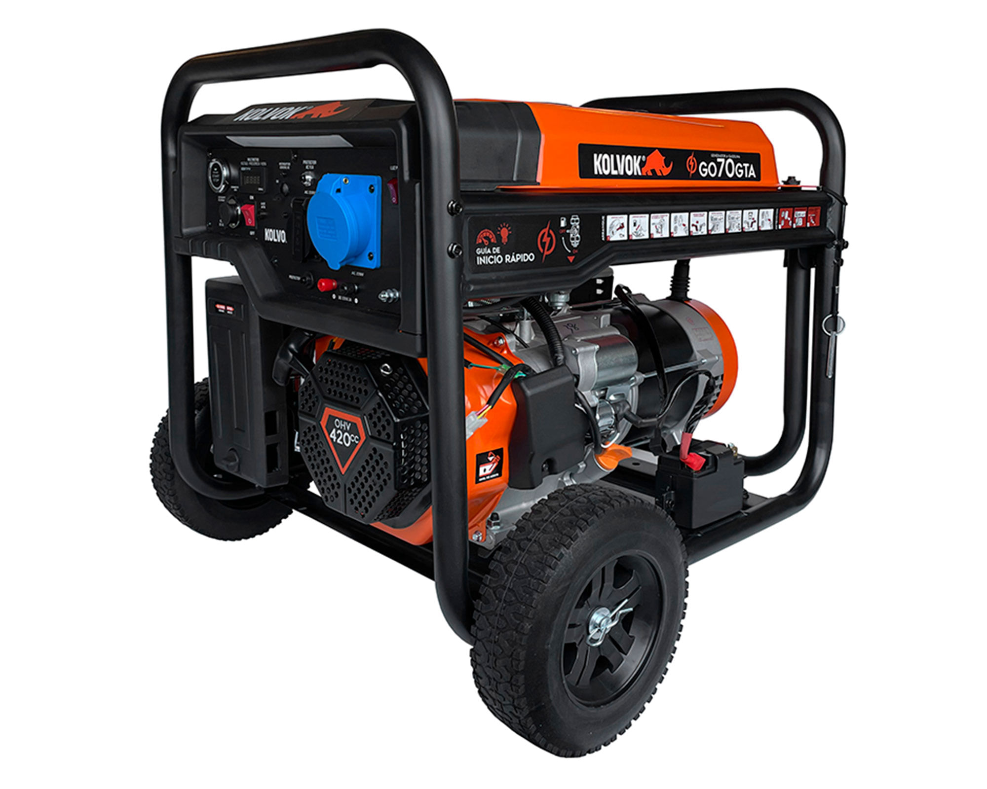 Generador eléctrico a gasolina GO70GTA 6500W