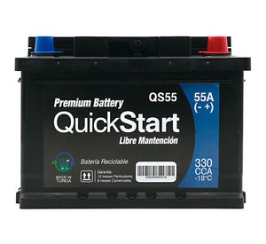 Batería 55AH 330CCA derecho QS55 Quick Start