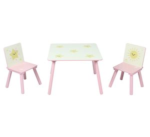 Mesa + 2 sillas infantiles Astral pink