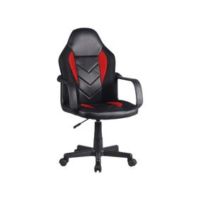 Silla gamer 5238 PR negro rojo M+Design