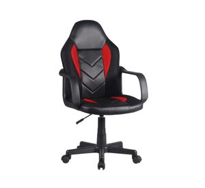 Silla gamer 5238 PR negro rojo M+Design
