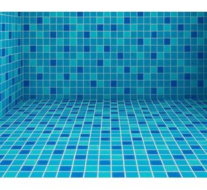 Mosaico piscina 32.7x32.7 cm azul mix