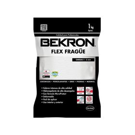 Fragüe 1 kg Flex blanco Bekron