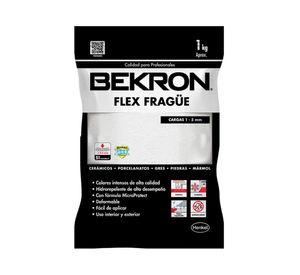 Fragüe 1 kg Flex blanco Bekron