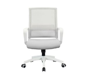 Silla PC Solange gris/blanco