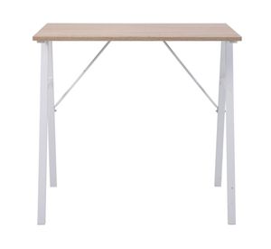 Escritorio Sienna natural/blanco 74x80x50 cm