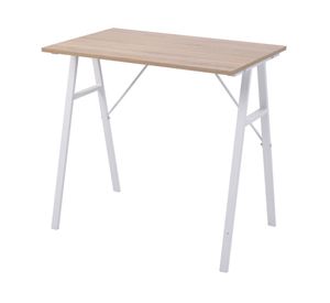 Escritorio Sienna natural/blanco 74x80x50 cm