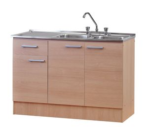 Mueble base lavaplatos 120 cm Mobikit.