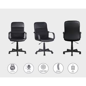 Silla de escritorio ejecutiva gas 2013 negro M+Design
